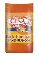 Pan Molde Blanco Familiar Cena, x 2u 600g 